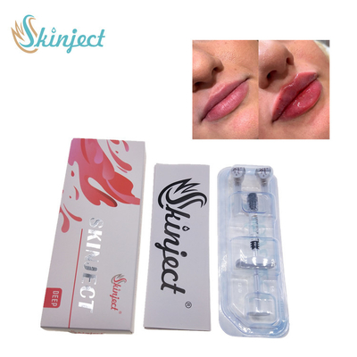 Skinject Deep Hyaluronic Acid Dermal 2ml Lips Fillers عن طريق الحقن