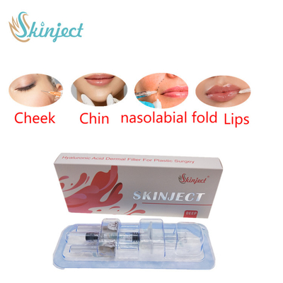 حقن Skinject Deep HA Dermal 2ml Lips Fillers Cheek Chin Nasolabial fold