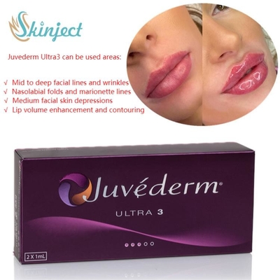 العناية بالوجه 2x1ml Juvederm Lip Fillers Hyaluronic Acid Dermal Injectable