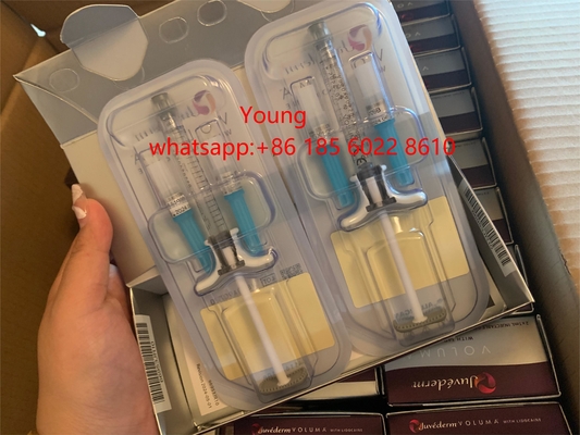 Juvederm Voluma Pure Hyaluronic Acid Facial Contouring Dermal Fillers عن طريق الحقن