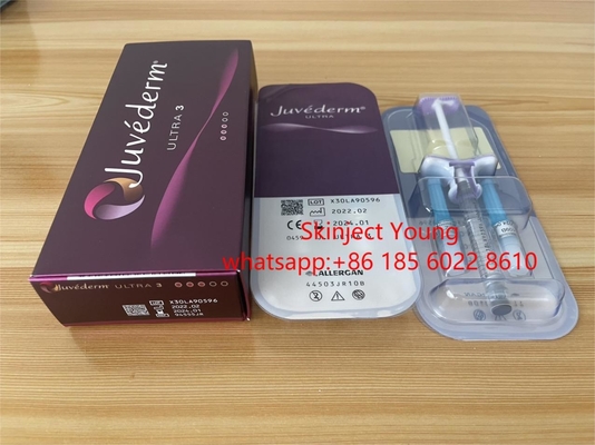 2x1ml Juvederm Lip Fillers حقن حمض الهيالورونيك الجلدي