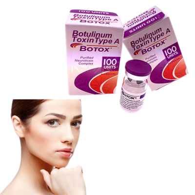 100ui حقن مستحضرات التجميل Allergan البوتوكس لبودرة الوجه مكافحة الشيخوخة إزالة التجاعيد