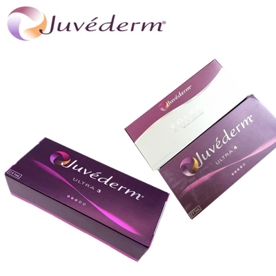 الحمض الهيلورونيكى ملء الجلد المميز Juvederm HA ملء الوجه Ultra3 Ultra4 Voluma لتجديد الوجه