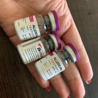 مسحوق توكسين البوتولينوم عالي النقاء 100 وحدة ل Allergan  Botulax