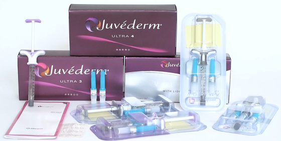 العناية بالوجه 2x1ml Juvederm Lip Fillers Hyaluronic Acid Dermal Injectable