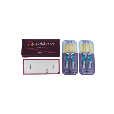 حمض الهيالورونيك Juvederm Ultra3 عن طريق الحقن لملئ الشفاه الجلدي 2 × 1 مل