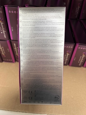 2024 مبيعات ساخنة Juvederm الشفاه تعزيز حشوة الحقن Ha حشوة جلدية لخطوط الوجه العميقة والتجاعيد