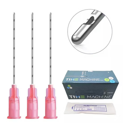 23G حمض الهيالورونيك المستخدم لمرة واحدة للجمال إبرة عمياء إبرة حقن