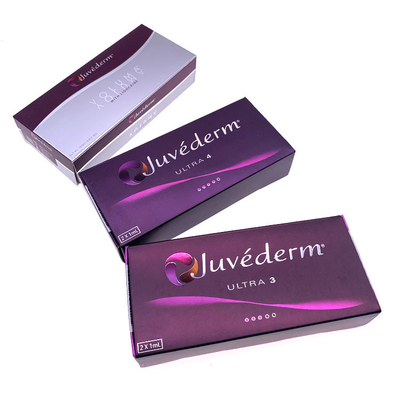جيل حمض الهيالورونيك المرتبط بالشريحة المتقاطعة لملء الجلد من Juvaderm لأسنان شفاه الفك