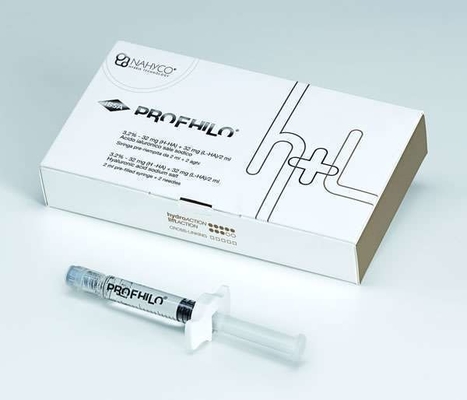 مدة طويلة 62mg 2ml حشوة جلدية قابلة للحقن Profhilo H+L Hyaluronate