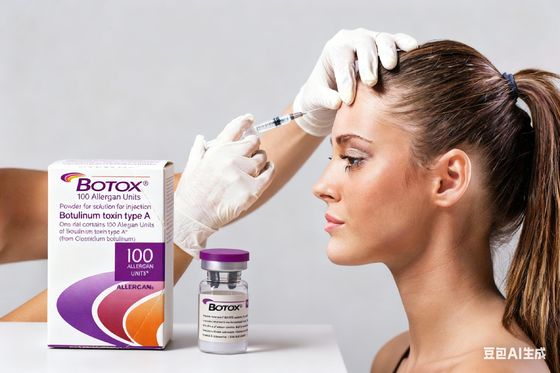 توكسين البوتولينوم Allergan Botox 100IU لتقليل التجاعيد والتجميل