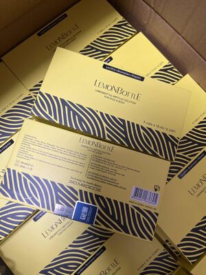 حقنة محلول ليبوليتيك بزجاجة الليمون لحرق الدهون