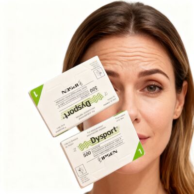 500 وحدة من مسكن العضلات المتقدم لخفض التجاعيد الطبيعية