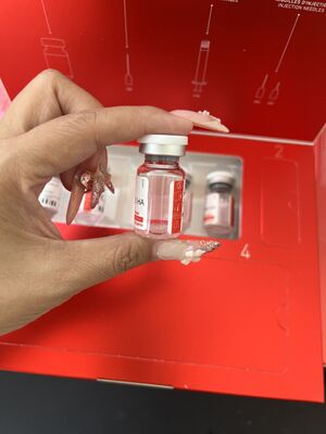 محلول ميزوثيرابي لإصلاح الخلايا التالفة يتميز بحمض الهيالورونيك صغير الجزيء موديل 3 مل 5 يدعم إصلاح البشرة والترطيب العميق