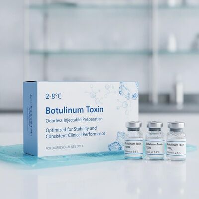 2- 8 درجة حرارة (Botulinum Toxin) دواء حقن عديم الرائحة محسّن للاستقرار والأداء السريري المتسق