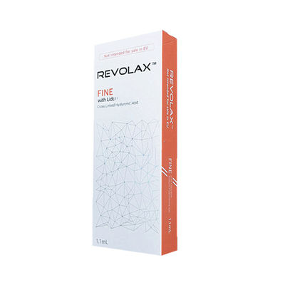 Revolax Hyaluronic Acid Korea Dermal Filler 1.1 مللي خط رفيع مضاد للتجاعيد