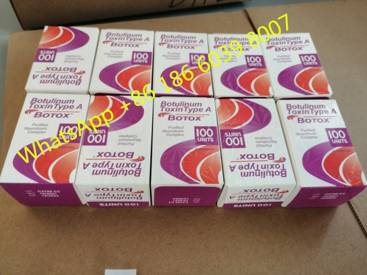 Allergan  Botulinu Toxin Injectioin 100 وحدة Allergan من النوع A لحشو حمض الجلد المضاد للشيخوخة