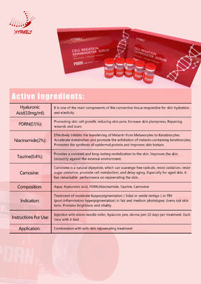PDRN Serum عن طريق الحقن للعناية بالوجه وتجديد شباب البشرة