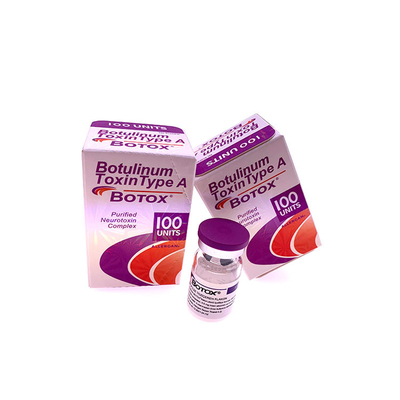 50u 100u 150u من النوع A حقن البوتوكس Allergan Botulinum Toxin لمكافحة التجاعيد