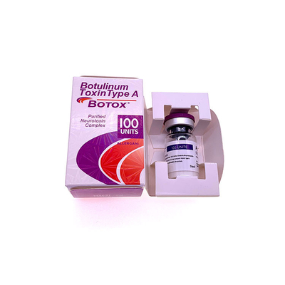 50u 100u 150u من النوع A حقن البوتوكس Allergan Botulinum Toxin لمكافحة التجاعيد