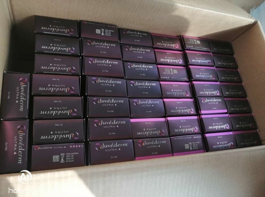 حشو الشفاه Juvederm Hyaluronic Acid Dermal Filler Juvederm Lip Filler مع  2x1ml Ultra3 Ultra4