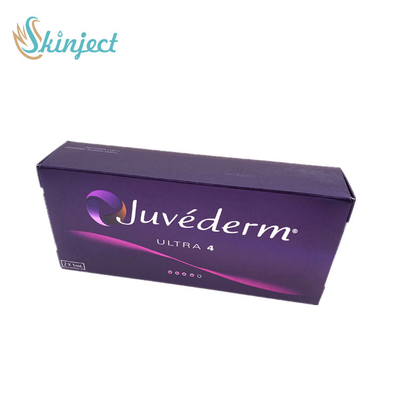 24mg / Ml Ultra4 عن طريق الحقن جل حمض الهيالورونيك جلدي حشو للشفاه 2 * 1 مل