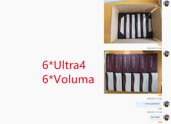 تشكيل الوجه بحمض الهيالورونيك حشو جلدي Juvederm Ultra4 Voluma