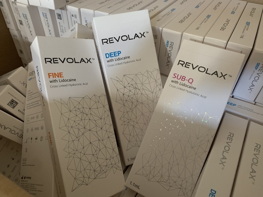 CE Mark Revolax حمض الهيالورونيك حشو جلدي دقيق عميق Sub Q Revolax