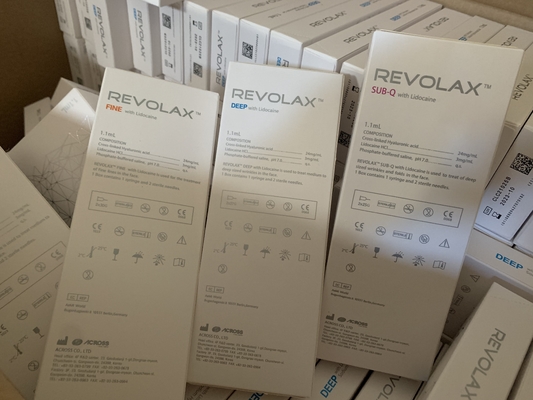 CE Mark Revolax حمض الهيالورونيك حشو جلدي دقيق عميق Sub Q Revolax