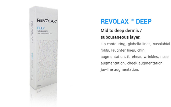 حشو جلدي بحمض الهيالورونيك الناعم العميق Sub-Q المتشابك Revolax