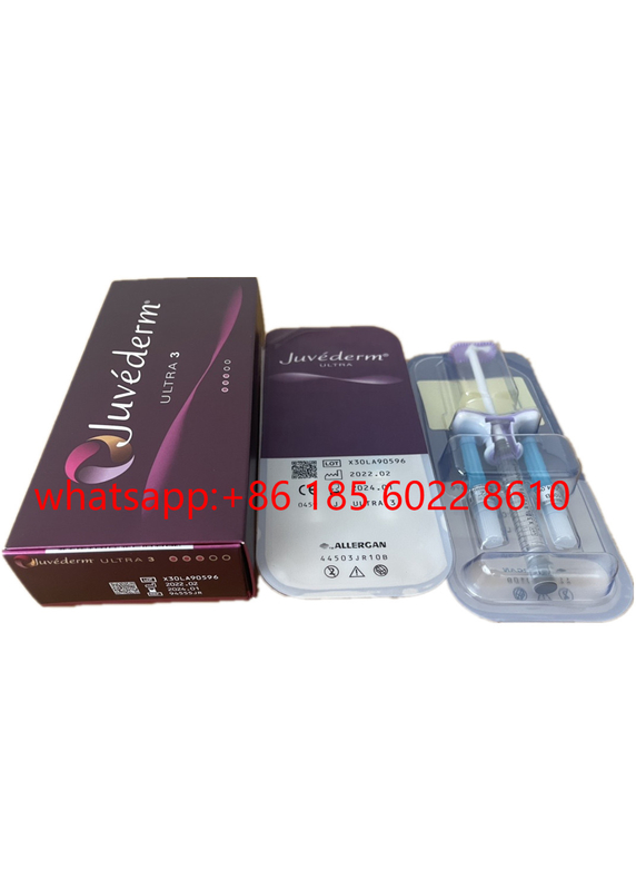 Juvederm Ultra 3 2x1ml خطوط الوجه حمض الهيالورونيك الحشو الجلدي للشفاه مثير