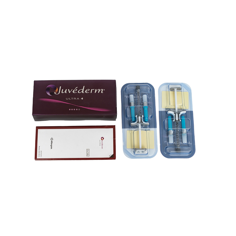24mg / Ml Ultra4 عن طريق الحقن جل حمض الهيالورونيك جلدي حشو للشفاه 2 * 1 مل
