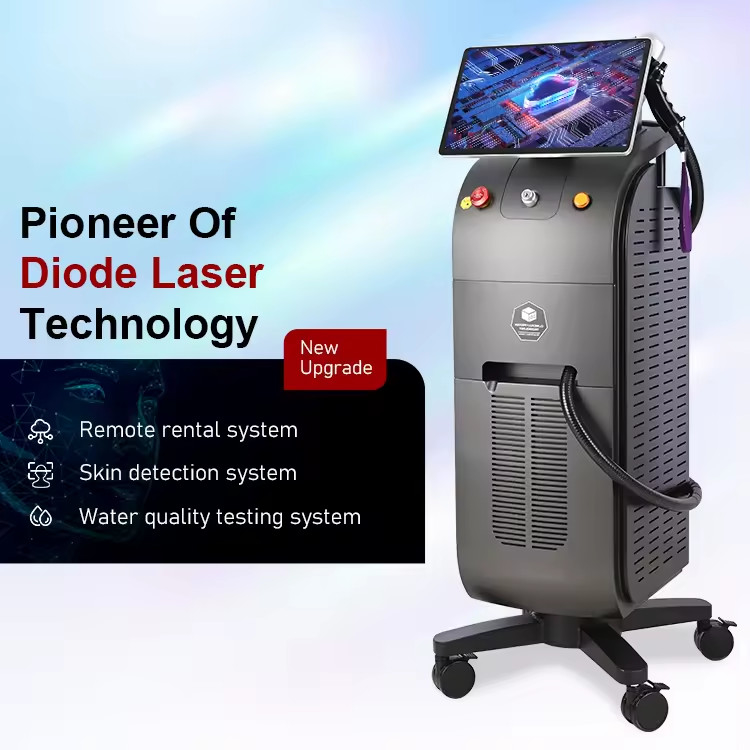 2024 أحدث آلة إزالة الشعر بالليزر 755nm 808nm 1064nm