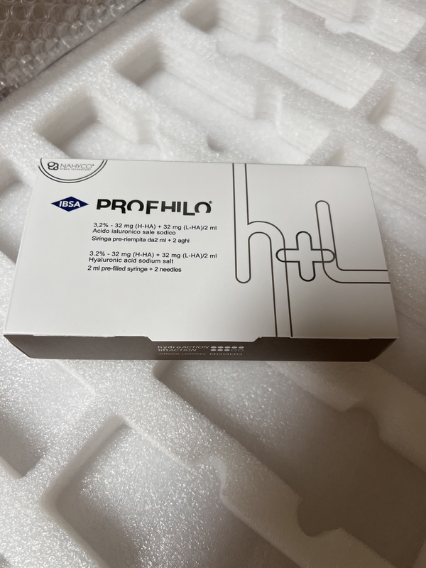 مكافحة الشيخوخة وإزالة التجاعيد بروفيلو H L 2ml حمض الهيالورونيك مع تركيز 32mg / ml Ha