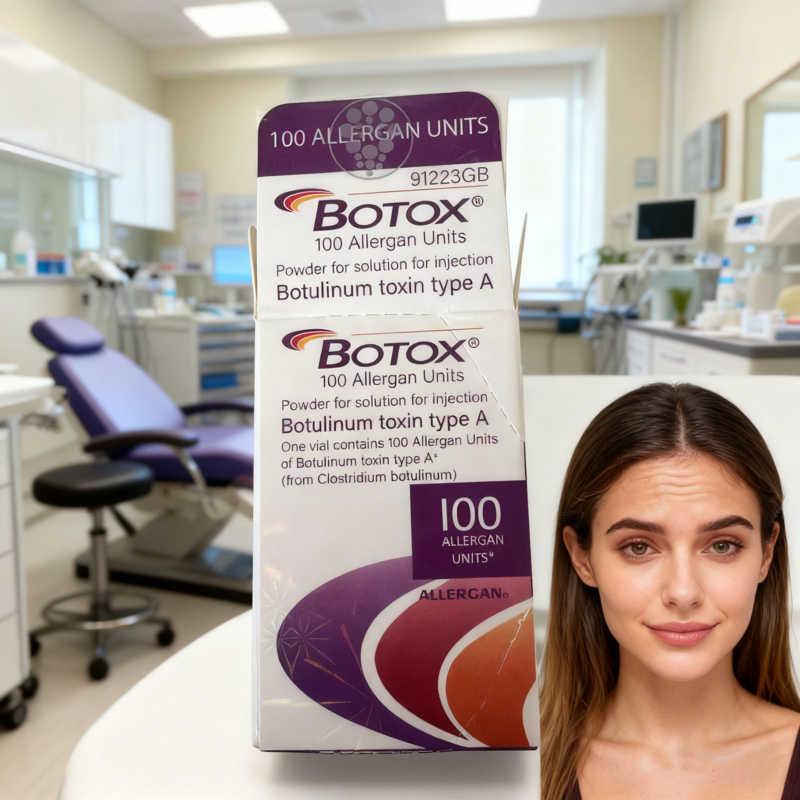 Allergan Injectable Toxin 100u للوجه onabotulinumtoxinA النوع A تحسين تجاعيد الوجه