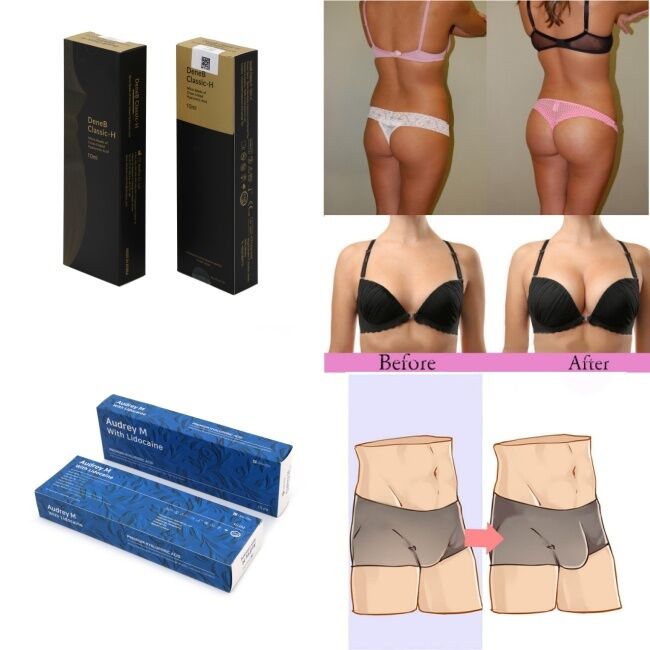 10 مل 20 مل حامض الهيالورونيك النقي لزيادة الثدي والبطين