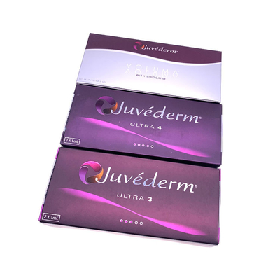 جيل حمض الهيالورونيك المرتبط بالشريحة المتقاطعة لملء الجلد من Juvaderm لأسنان شفاه الفك